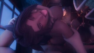 miqo’te getting fucked from behind - ﻿3D animation on Crohasit