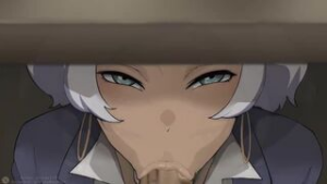secelia dote giving head - gundam animation on Crohasit