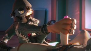 [twitchyanimation] Meow Skulls – Footjob - Fortnite animation on Crohasit