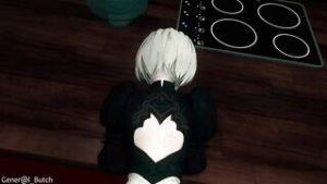 2b x Coach – General Butch - Nier Automata animation on Crohasit