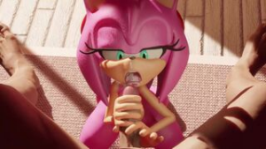 AMY ROSE Video editing - ﻿3D animation on Crohasit