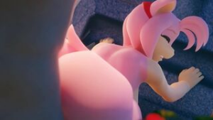 Amy from behind [lightshow_nsfw] - ﻿3D animation on Crohasit