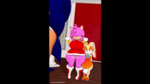 Amy rose NTR - Sonic the Hedgehog animation on Crohasit