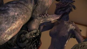 Argonians Special Massage Part3 - ﻿3D animation on Crohasit