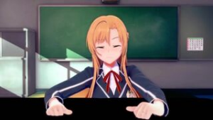 Asuna Yuuki_Sword art online [Bazett] - ﻿3D animation on Crohasit