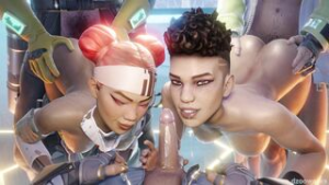 Bangalore x Lifeline – Dzooworks - Apex Legends animation on Crohasit