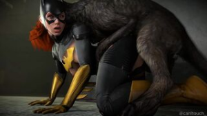 Batgirl’s tough situation - ﻿3D animation on Crohasit
