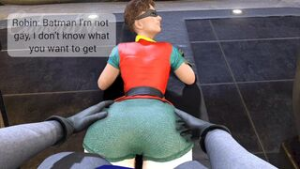 Batman Fuck the Big Ass of Robin for first Time - ﻿3D animation on Crohasit