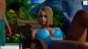Beach Hot - ﻿3D animation on Crohasit