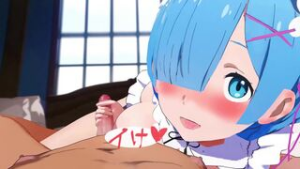 Being Squeezed By Rem-chan HD (Clothing) [Pastakudasai] - Re:Zero animation on Crohasit