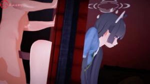 Blue Archive – Miyu gets Drilled - blue archive animation on Crohasit