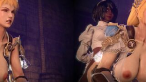[Bouquetman] 2B/2P X Sophitia {Split Screen} - ﻿3D animation on Crohasit