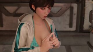Bunny and Valby worshipping Mr. X’s monster cock - Resident Evil animation on Crohasit