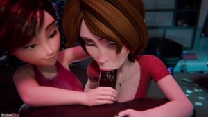Cass Hamada big tits fuck comp - Big Hero 6 animation on Crohasit