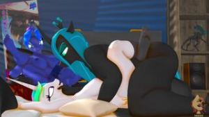 Celestia x chrysalis - ﻿3D animation on Crohasit