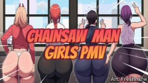 Chainsaw Man Girls Pastakudasai PMV - chainsaw man animation on Crohasit