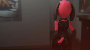 Cherry meets Ralsei and then…. - ﻿3D animation on Crohasit