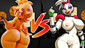 Chiku VS Glamrock Chica PMV - ﻿3D animation on Crohasit