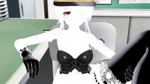 Club activities after dark with Haku - ﻿3D animation on Crohasit