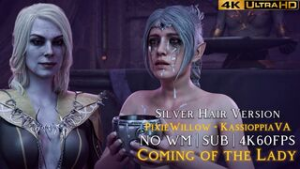 Coming of the Lady [Silver Hair][NO WM][SUB][4K60FPS] - ﻿3D animation on Crohasit