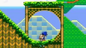 Cream Blow Sonic in the Loop - Sonic the Hedgehog animation on Crohasit