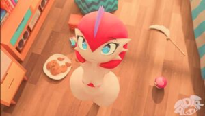 Cute Gardevoir - ﻿3D animation on Crohasit