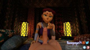 DC DCAU Koriand’r Starfire Teen_Titans thenaysayer - ﻿3D animation on Crohasit