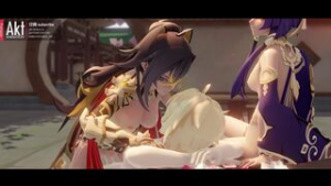 Dehya and Candace - Genshin Impact animation on Crohasit