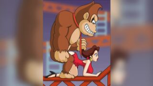 Donkey Kong pounds Pauline [loop w/ sound] - Mario animation on Crohasit