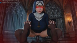 Double[Skullgirls] [Blacked][Bouquetman] - ﻿3D animation on Crohasit