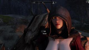 Dragonborn Have Sex With Serana On The Shore - ﻿3D animation on Crohasit