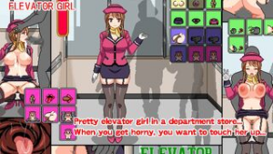 Elevator Girl - 2D animation on Crohasit