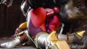 Elias Dominated By A Werewolf - ﻿3D animation on Crohasit