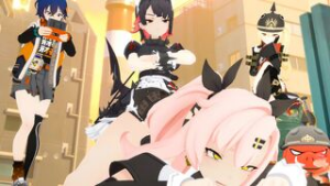 Ellen breading Nico [Eshu-chan] - zenless zone zero animation on Crohasit