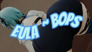 Eula (Genshin Impact) | Bops [HMV] - ﻿3D animation on Crohasit