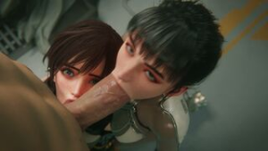 Eve and Lily Taking Turns (No Wm) [Madruga3d] - stellar blade animation on Crohasit