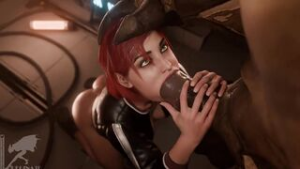 Femshep and the crew - Mass Effect animation on Crohasit