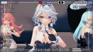 Fronina, Rosalia, and Lilia Sex Dance(QOS Attention) - Genshin Impact animation on Crohasit