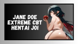 Fun Times with Jane Doe | Hentai JOI | (Femdom, Extreme CBT, Ballbusting) - JOI animation on Crohasit