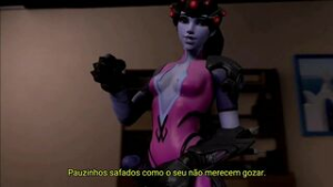 Futa Widowmaker doms small cock – Redmoa [PT-BR] - Overwatch animation on Crohasit
