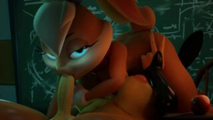 Futa Yukizard x Lola – 69 [Wigfritter] - ﻿3D animation on Crohasit