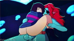 Futanari: Undyne FUCK Frisk! - Undertale animation on Crohasit