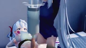 Futanari health checkups are tough part 1 - ﻿3D animation on Crohasit