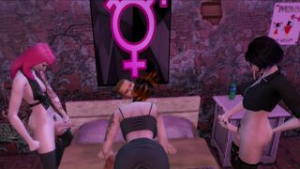 Gangbang by Goths - The sims animation on Crohasit