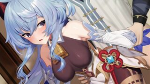 Ganyu [Lapin gris] - Genshin Impact animation on Crohasit