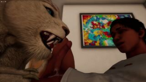 (Gay) Max cam’t help himself two very different lions - Wild Life animation on Crohasit