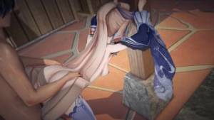 [Genshin Impact] Kokomi X Mob 4K [AlphaG] - Genshin Impact animation on Crohasit
