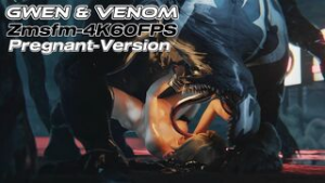 Gwen & Venom [Pregnant][Zmsfm][4K60FPS] - ﻿3D animation on Crohasit