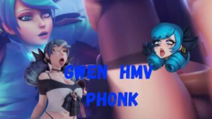 Gwen (lol) HMV/PMV phonk - League of Legends animation on Crohasit