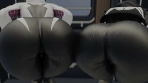 Gwen shakes dat ass - ﻿3D animation on Crohasit